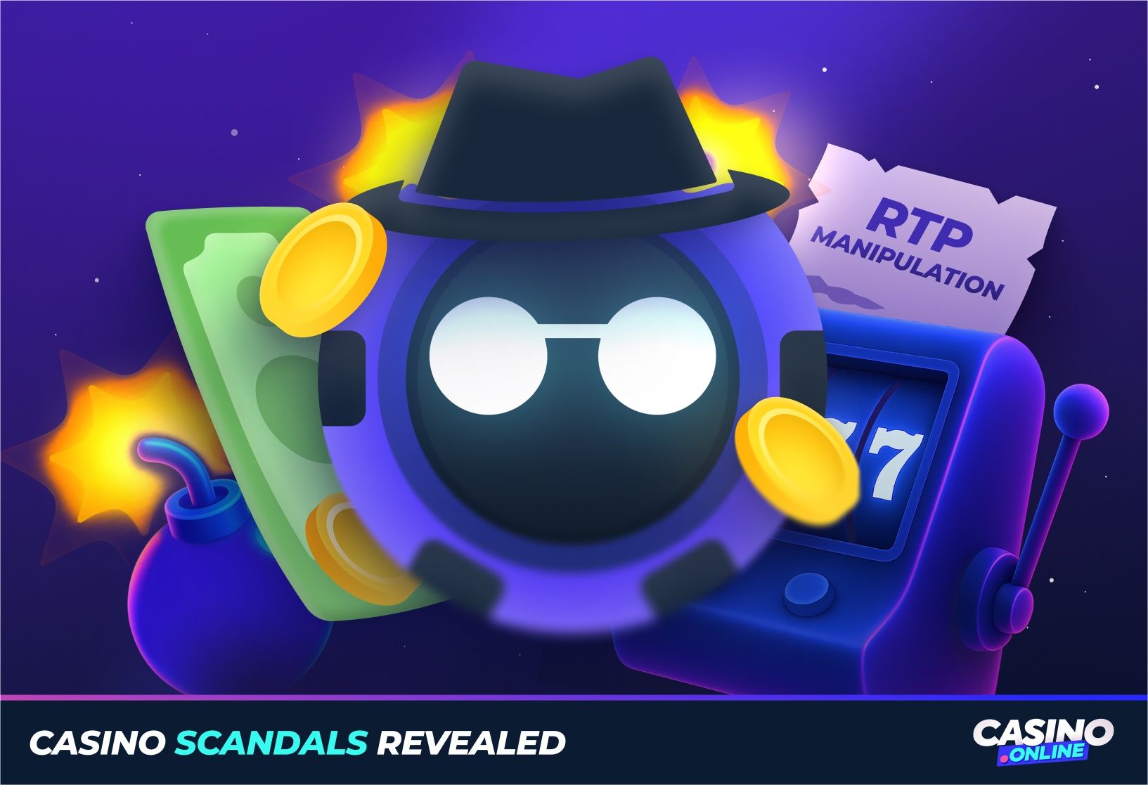 Casino scandals revealed: expert chip exposes RTP manipulation, crooked money, and slot machine fraud for casino.online’s scandal database.